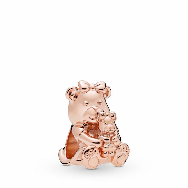 Pandora Dora Bear Charm Outlet NZ, Pandora Rose™ (934602-VCB)